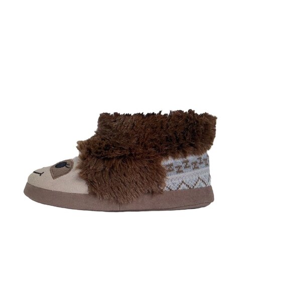 NWT MUK LUKS Unisex-Child Girl's Zoo Friends Slipper Bootie Size: 10-11 - Picture 2 of 7